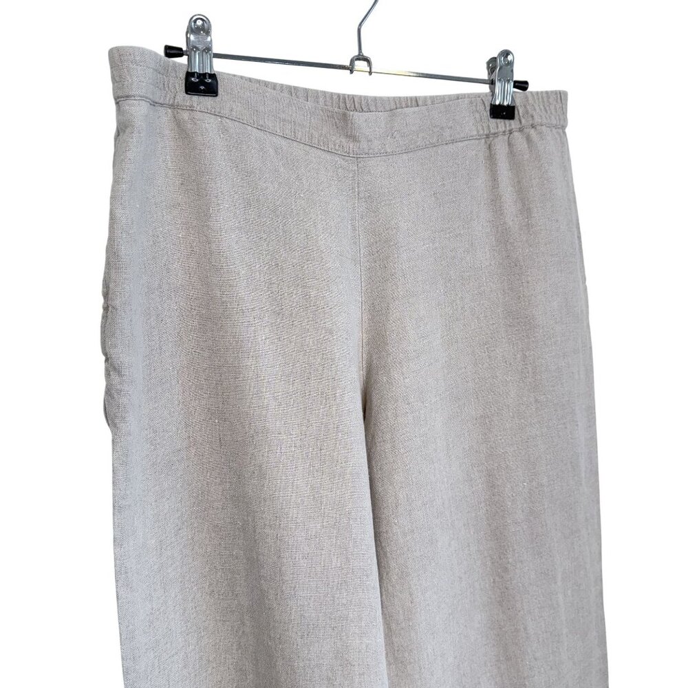 NWT J. Jill Love Linen Flax Straight Leg Pants, S Missy - Picture 4 of 8
